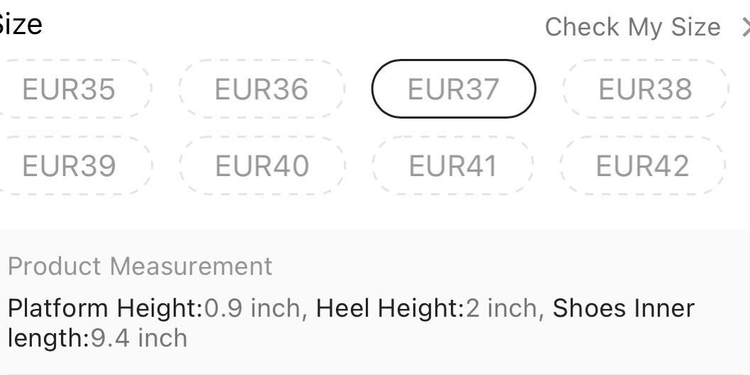 Eur37 to on sale us size