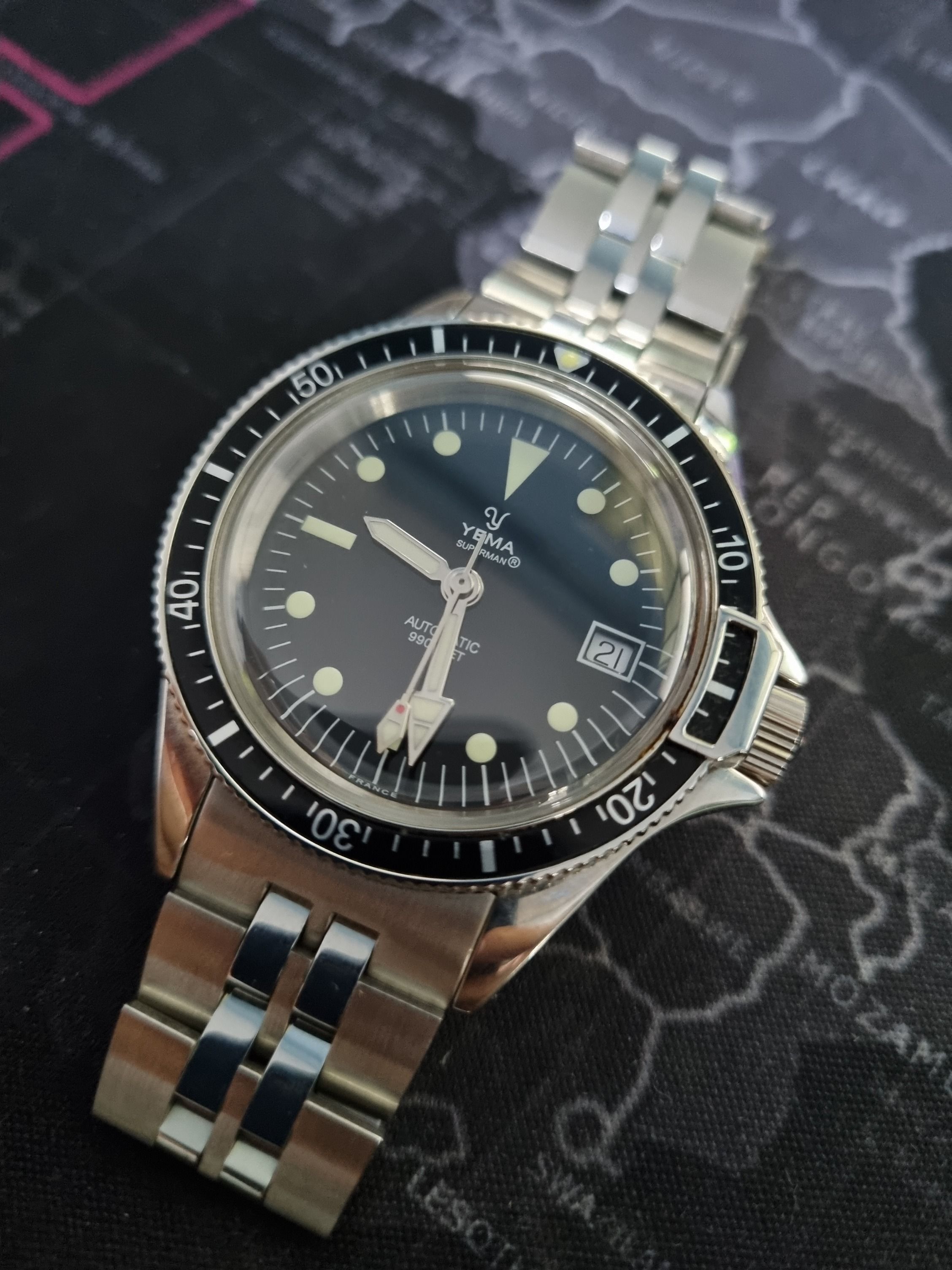 Yema Superman Heritage automatic 39mm Luxury Watches on Carousell