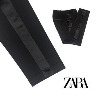ZARA Black Fitted Trousers