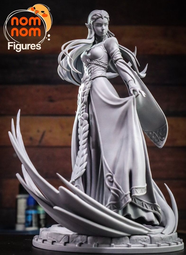 Zelda - Resin 3D Printed Statue/Figure (Category: Figurines & Statues) located in Manila. Submitted by southrage (Listing ID 1230559243, Image 2). Description: Zelda - Resin 3D Printed Statue/Figure Specifications: - Length - 13cm - Height - 18cm - Width - 14cm - Resin - Gray - Pre-Buffed and Pre-Cleaned - Yes - Hollowed and filled with Plaster of Paris Paints Used: (if you order them painted) - Water Based Acrylic - Water Based Primer - Clear Ma