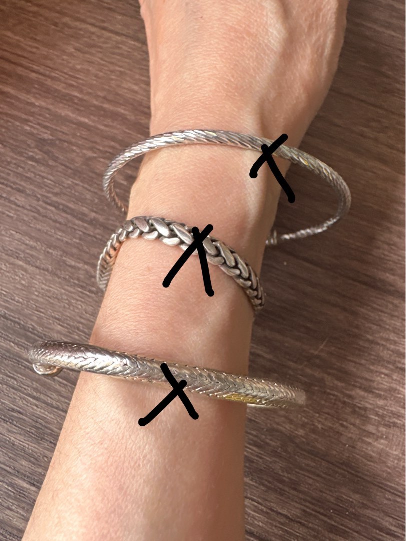 Real silver hotsell bracelets