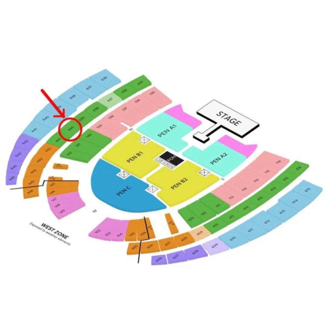 4 x Blackpink World Tour (Born Pink) Singapore concert tickets, Tickets