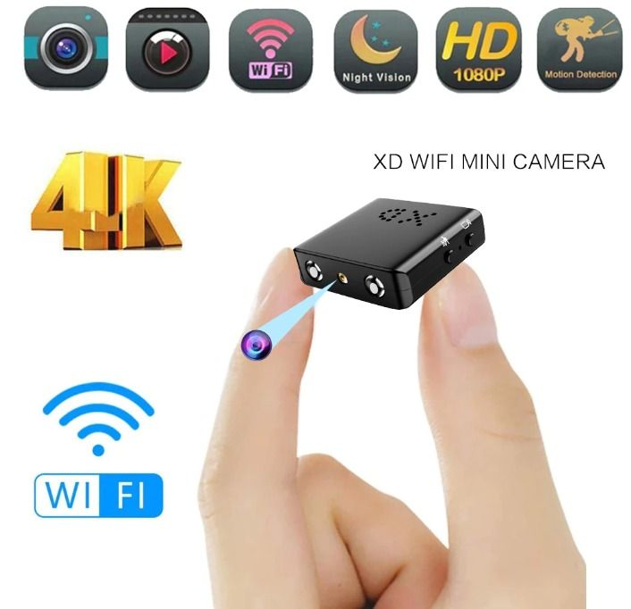 4K Full HD 1080P Mini ip Cam XD WiFi Night Vision Camera IR-CUT
