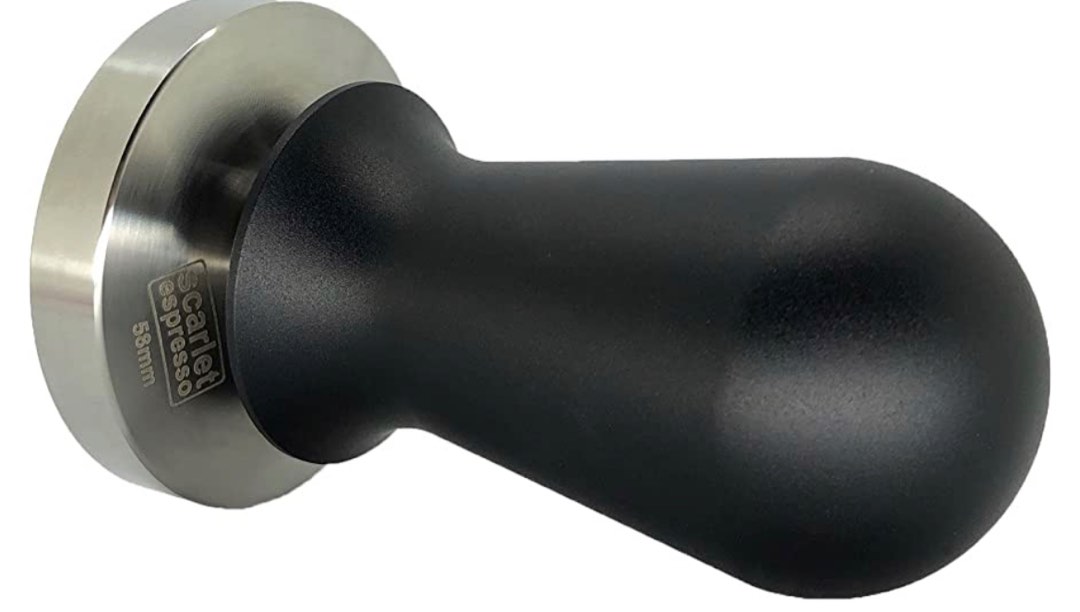 Breville sized 54mm ideal pressure espresso coffee spring loaded tamper