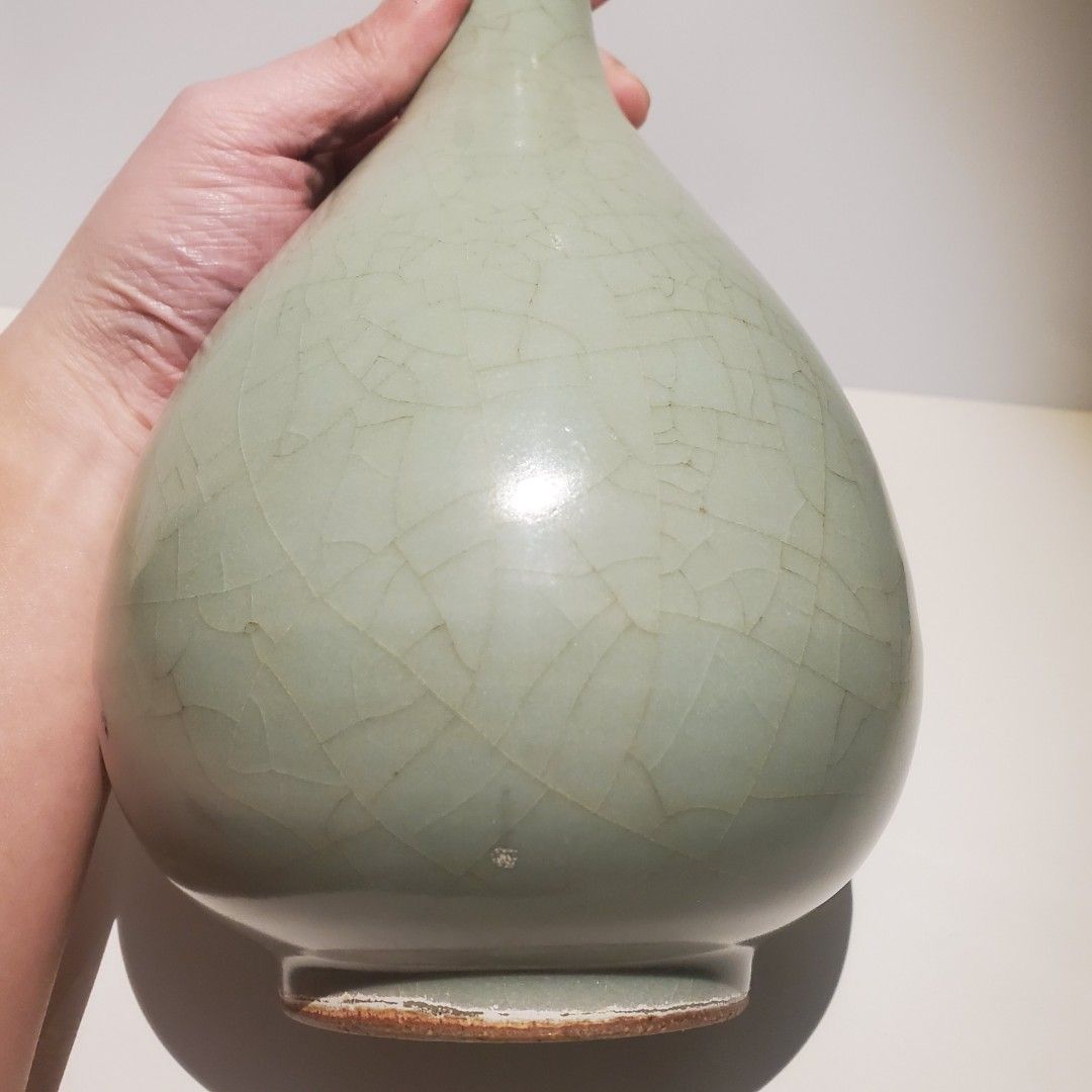 古董瓷器收藏：龍泉青釉玉壼春瓶（宋末元初時期）收藏品級別