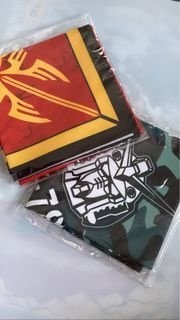 卡通 絲巾 桌巾 毛巾 兩個