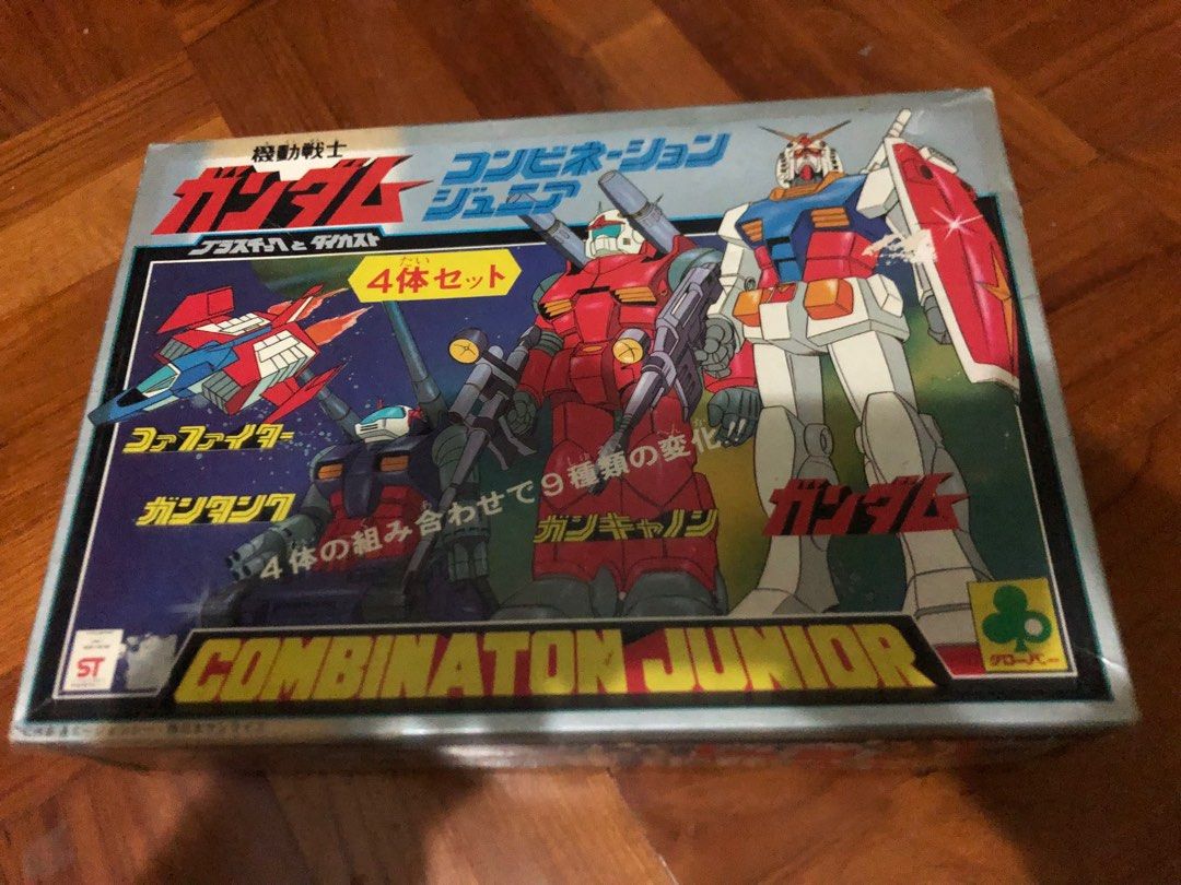 梅花廠Gundam 高達戰士四体Set 日版希少品, 興趣及遊戲, 玩具& 遊戲類