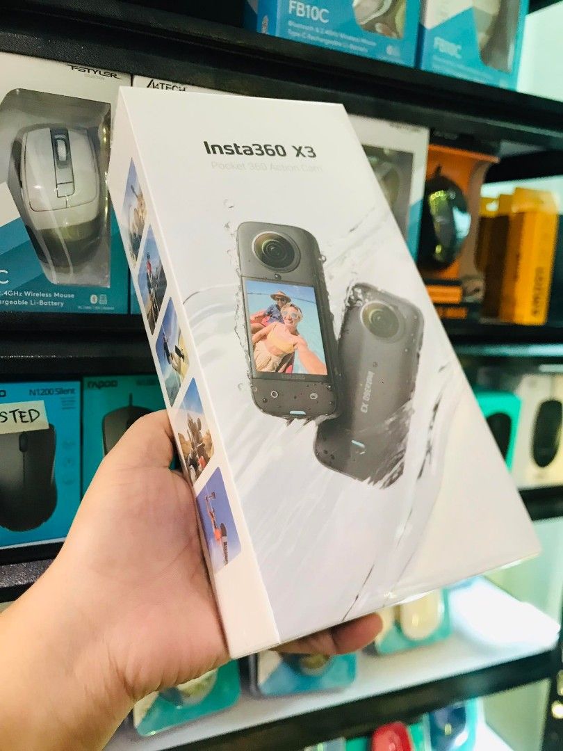 💯 Insta360 ONE X3 Pocket 360 Action Camera (Category: Video Cameras) located in Makati City. Submitted by techubstoreandaccessories (Listing ID 1230778029, Image 2). Description: Insta360 ONE X3 Pocket 360 Action Camera Onhand ready to ship‼️‼️ ✅BRANDNEW ORIGINAL & SEALED ✅ACTUAL PICTURE POSTED ✅ACCEPT WALK IN/PICK UP CLIENT (Mon-Fri 8am-7pm)( Saturday10am-4pm) 📍Location: Evangelista St. Makati City ✅ACCEPT BULK ORDERS WITH DISCOUNT ✅MODE OF PA