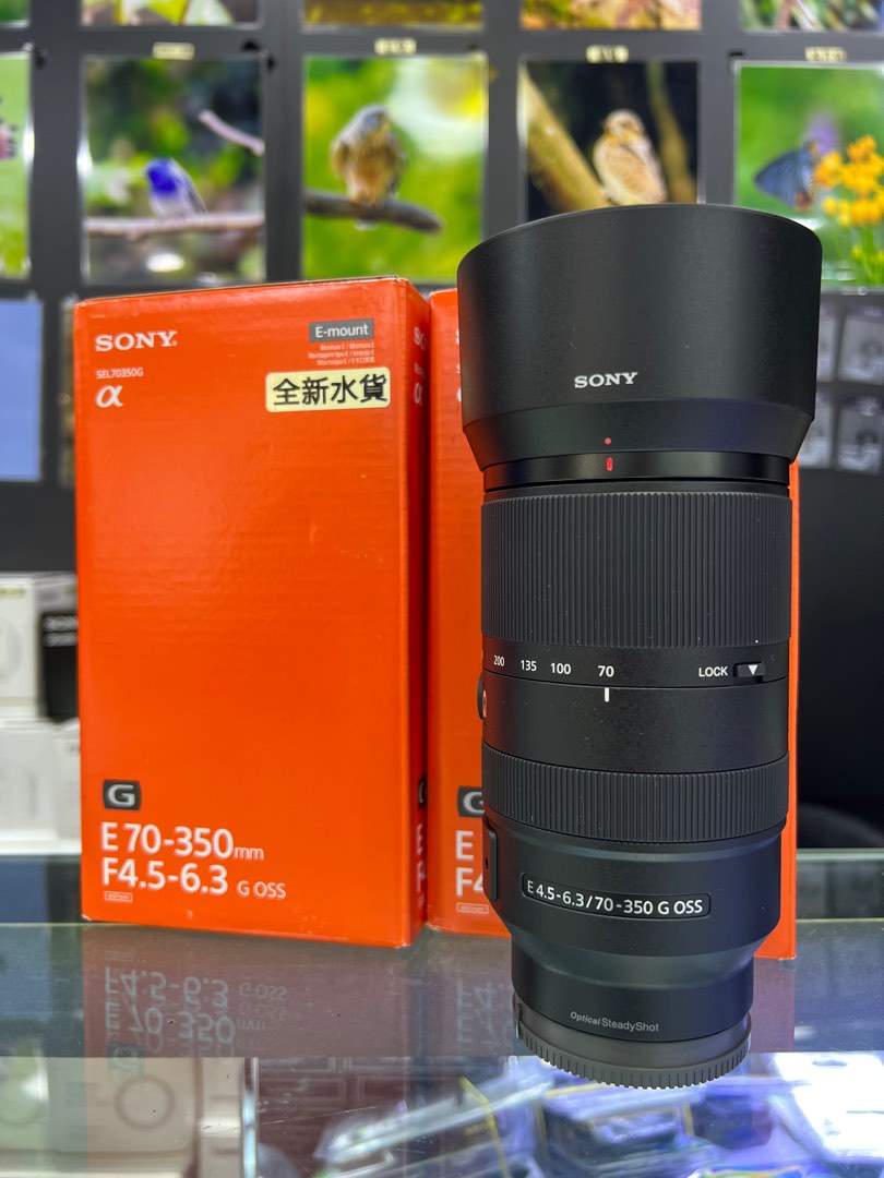 全新水貨Sony E 70-350mm F4.5-6.3 G OSS SEL70350G, 攝影器材, 鏡頭及
