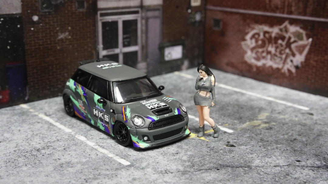 [現貨] Time Micro 1/64 Mini Cooper LBWK HKS 人偶版 / 普通版, 興趣及遊戲, 玩具 & 遊戲類 ...