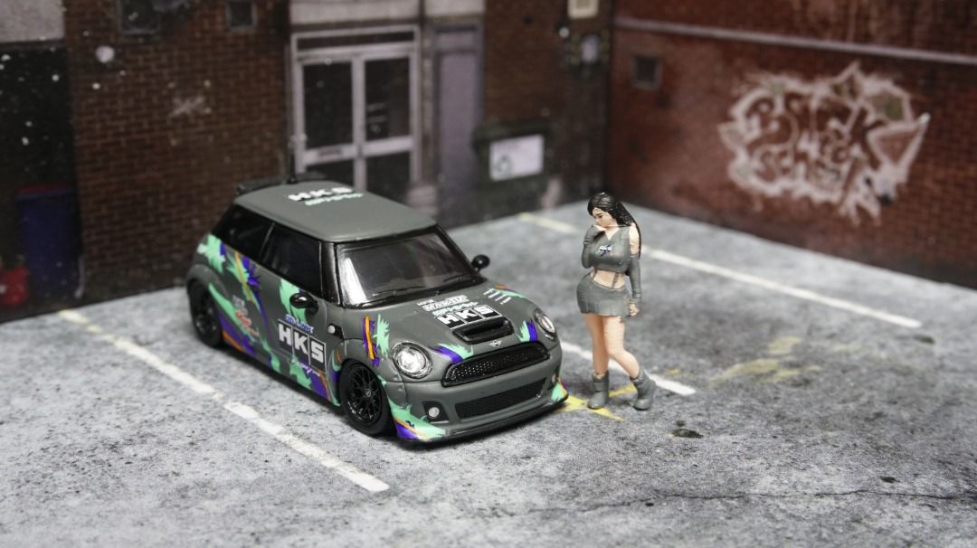 [現貨] Time Micro 1/64 Mini Cooper LBWK HKS 人偶版 / 普通版, 興趣及遊戲, 玩具 & 遊戲類 ...
