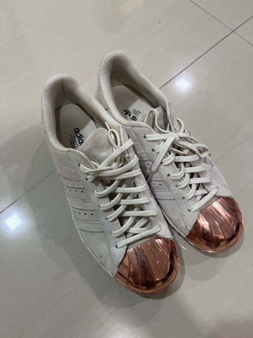 rose gold metal toe adidas