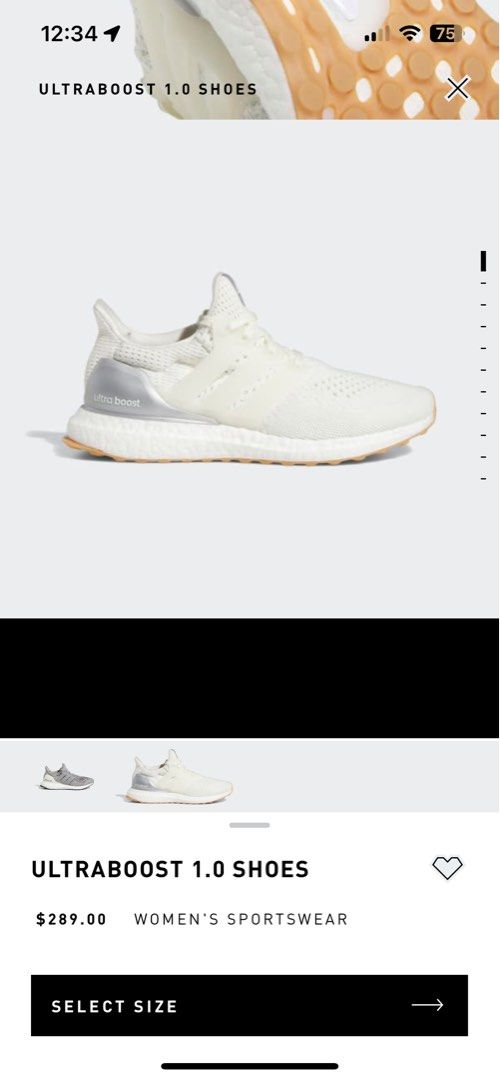 Adidas Ultraboost 1.0 Off white Women s Fashion Footwear