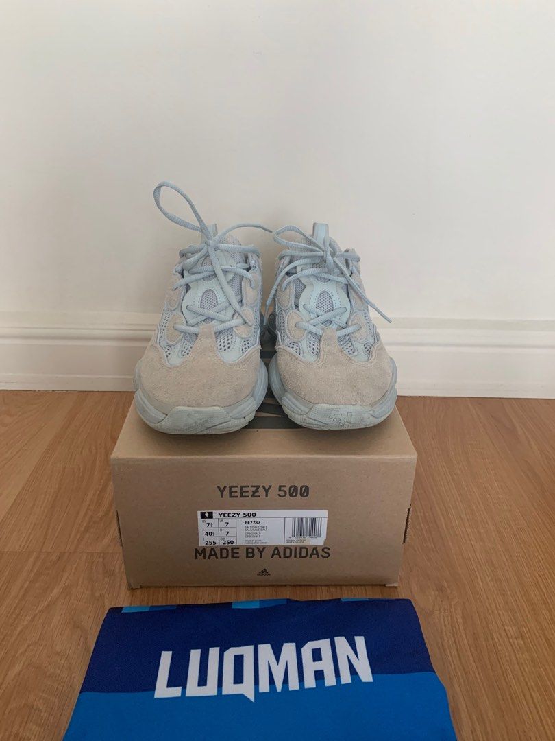 Yeezy 500 salt on feet 2025