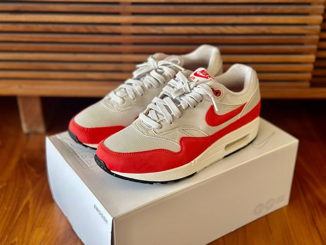 Air max 1 habanero red clearance