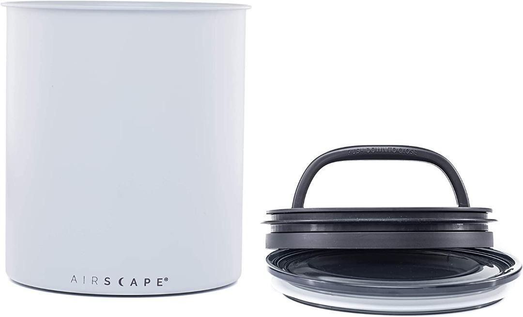 Airscape Coffee Storage Canister (2.5 lb Dry Beans) Big Kilo Size Canister with Patented CO2