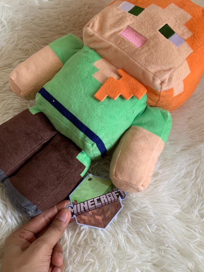 Alex Minecraft Big Plush, Hobbies & Toys, Toys & Games on Carousell