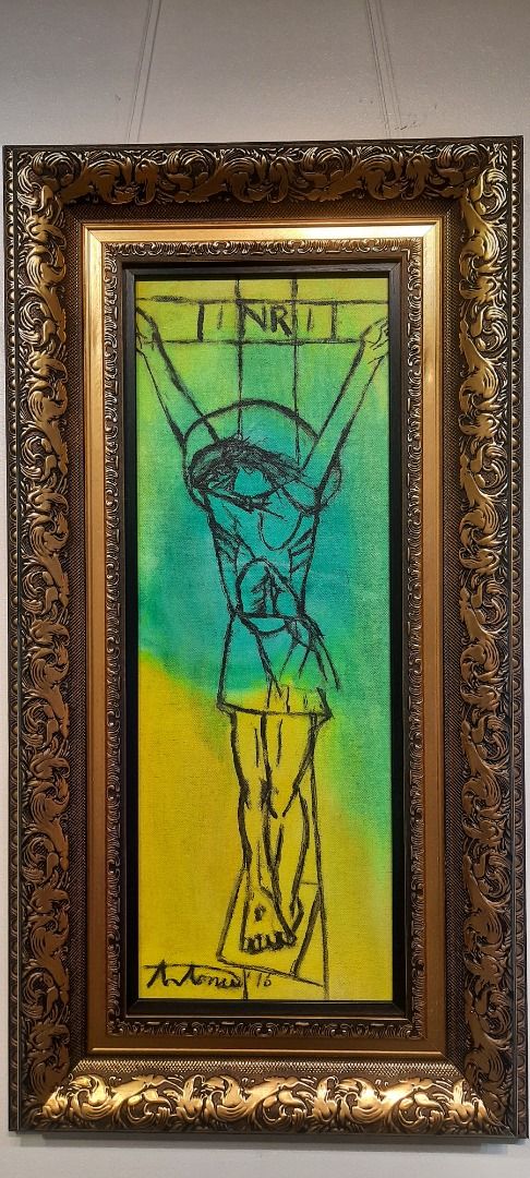 Angelito Antonio Painting (Category: Art & Prints) located in Manila. Submitted by lyn.r (Listing ID 1230830904, Image 2). Description: Angelito Antonio painting Oil on canvas 22"×8" With coa.