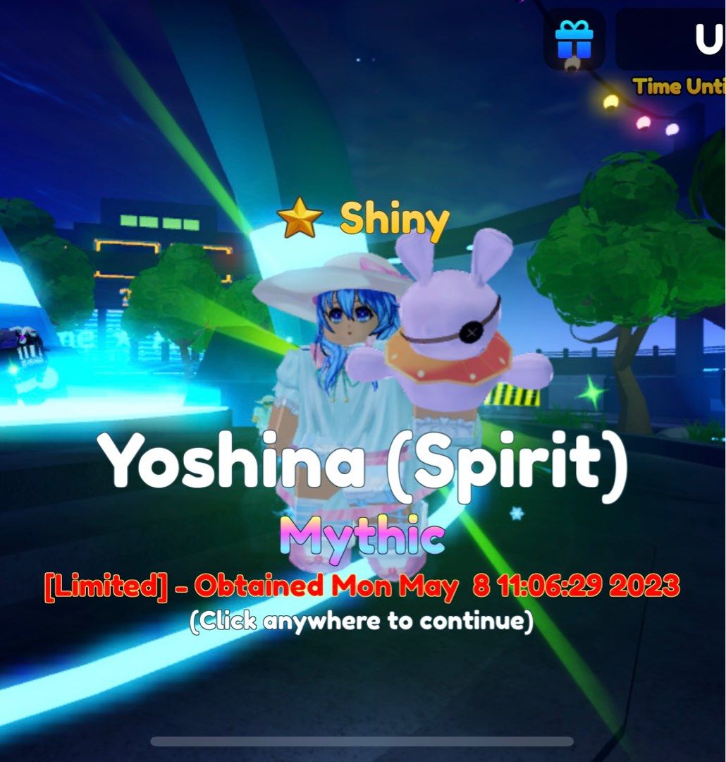 🐻👻 Shiny Yoshino Hemikawa(Spirit) [🎆UPD] Anime Adventures
