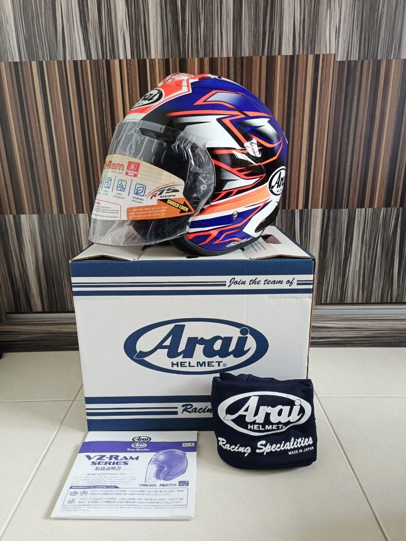 Arai VZ Ram Ghost Blue Motorcycles Motorcycle Accessories on