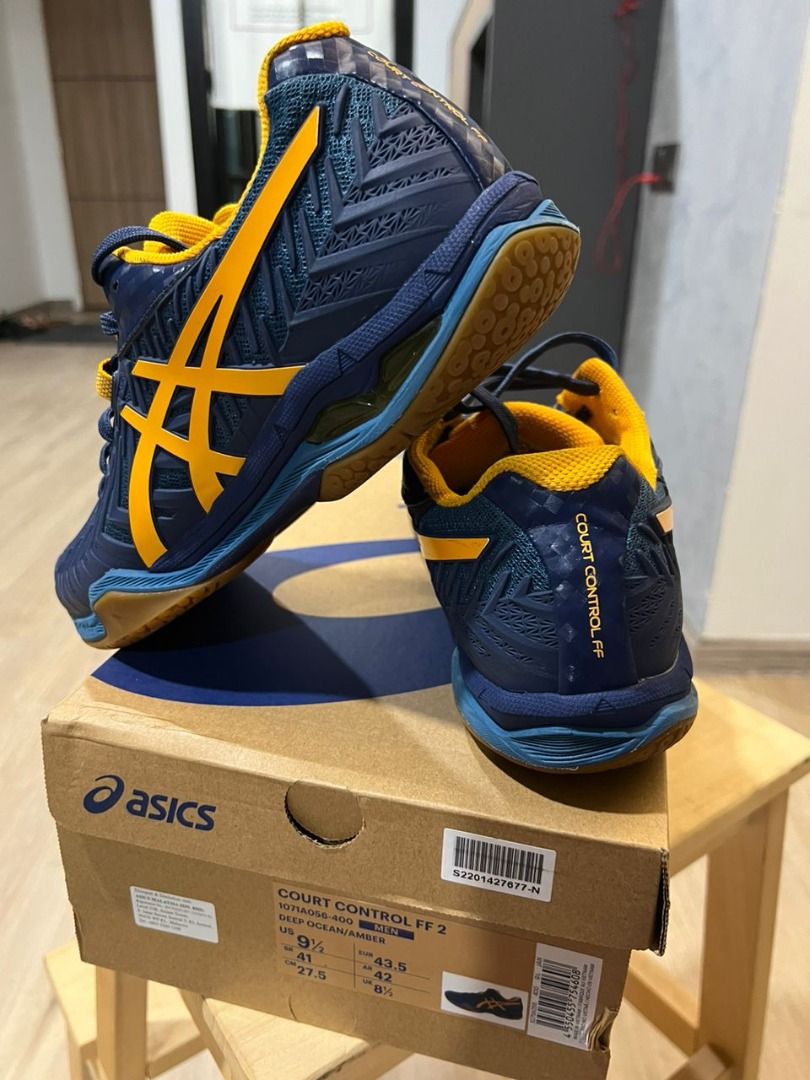 ASICS Gel Court Control FF2 Performance Indoor Sport Badminton Shoes