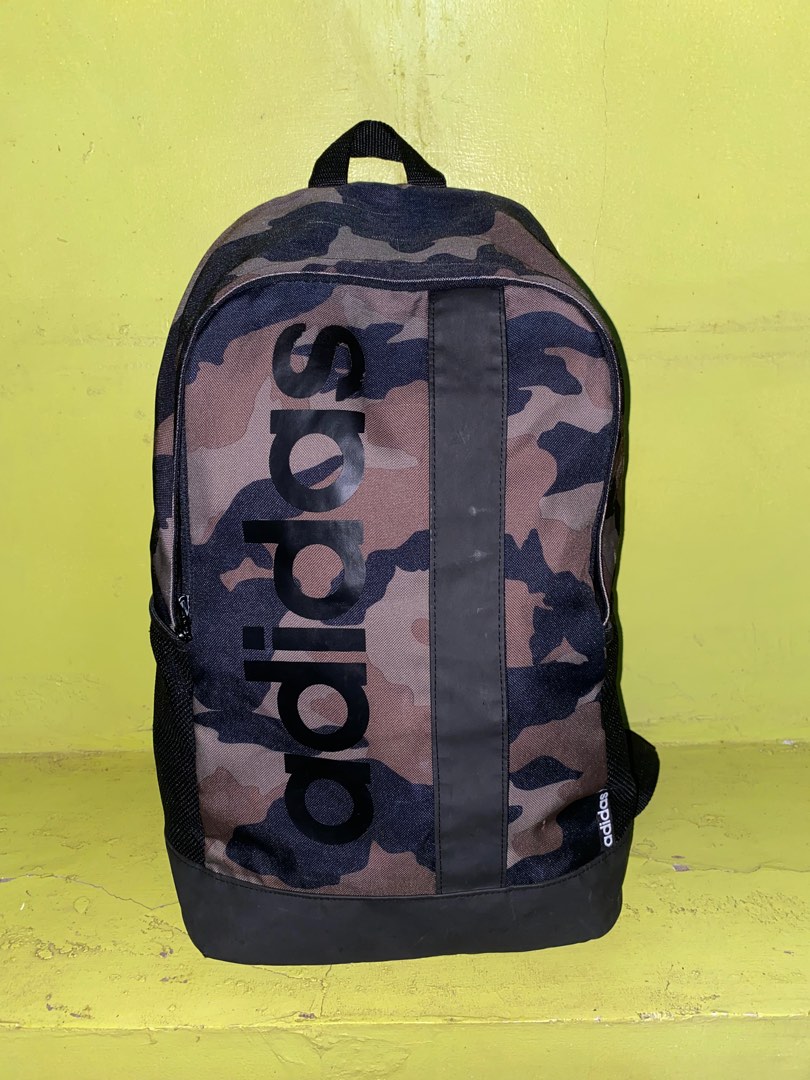 Authentic adidas backpack (camo) on Carousell