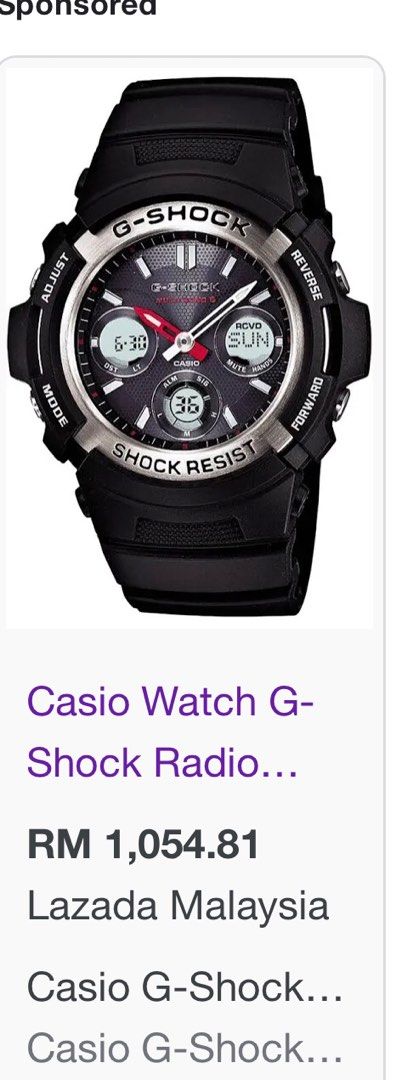 GSHOCK CASIO AWG 101 Men s Fashion Watches Accessories