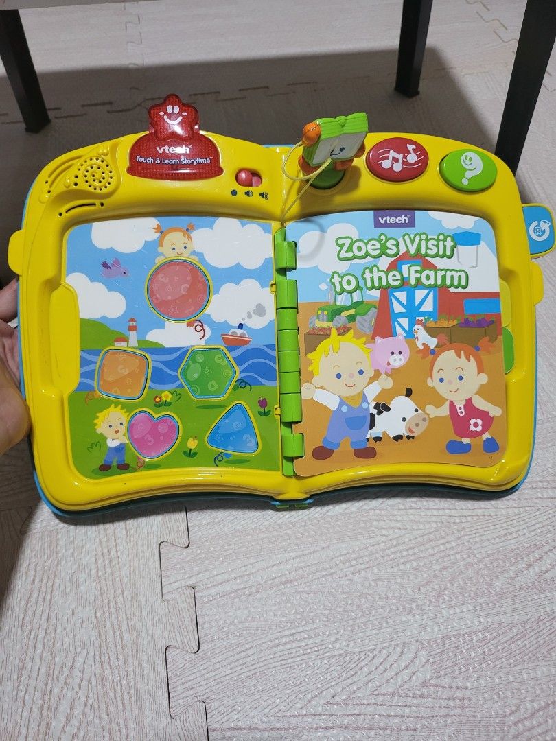VTech Touch & Learn Storytime Kids Toy, 4 Story Books