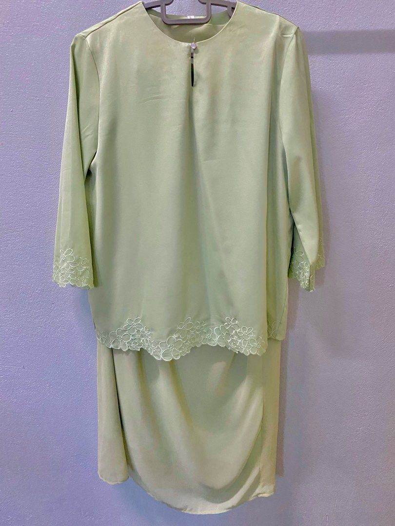 Baju Kurung Kedah Sulam, Women's Fashion, Muslimah Fashion, Baju Kurung