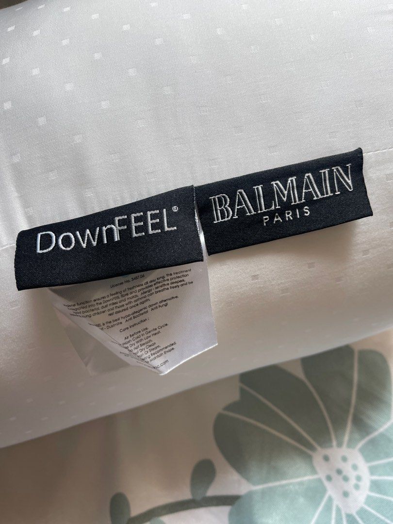 Balmain bolster pillow, Furniture & Home Living, Bedding & Towels on