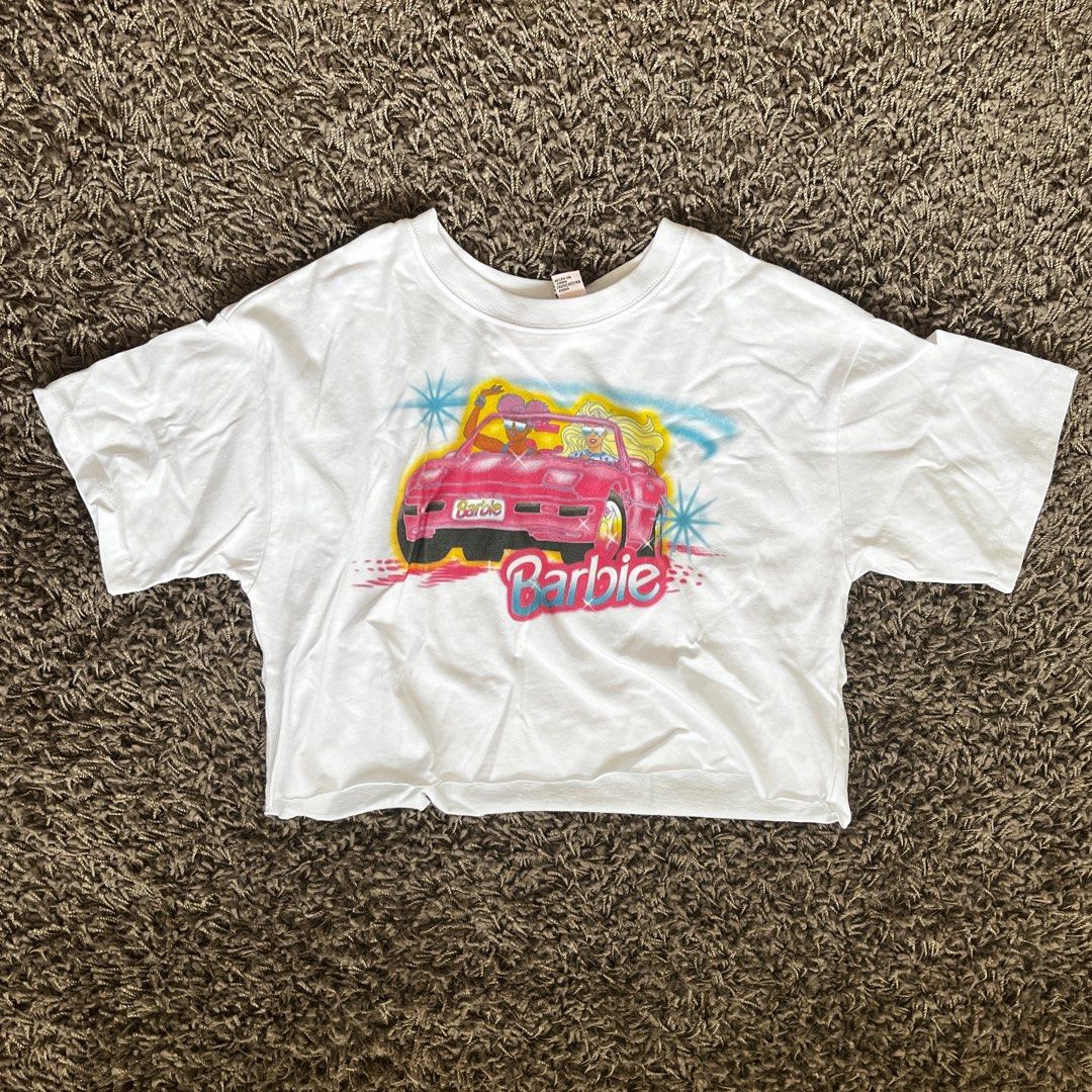 barbie tee Women s Fashion Tops Shirts on Carousell