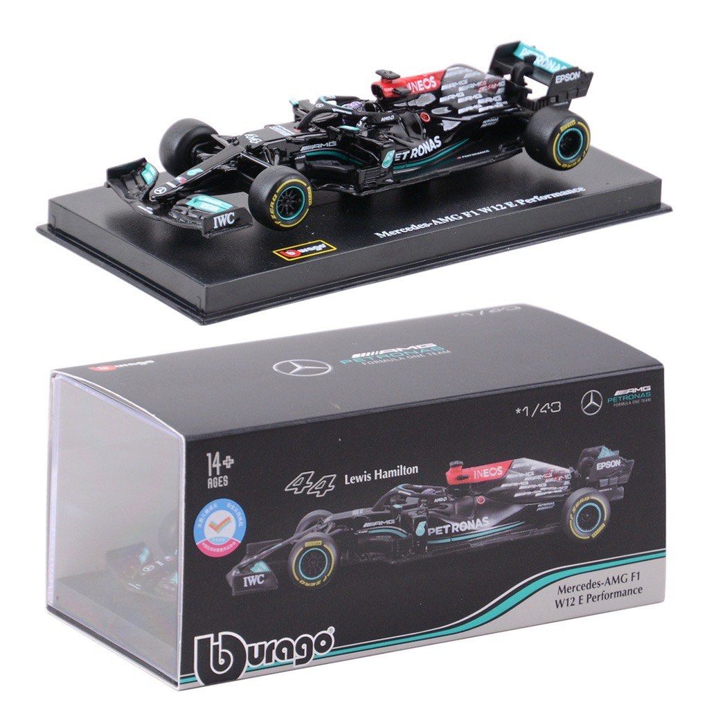 Minichamps Mercedes AMG W12 Lewis Hamilton – 1/43, Bahreïn 2021, Neuve