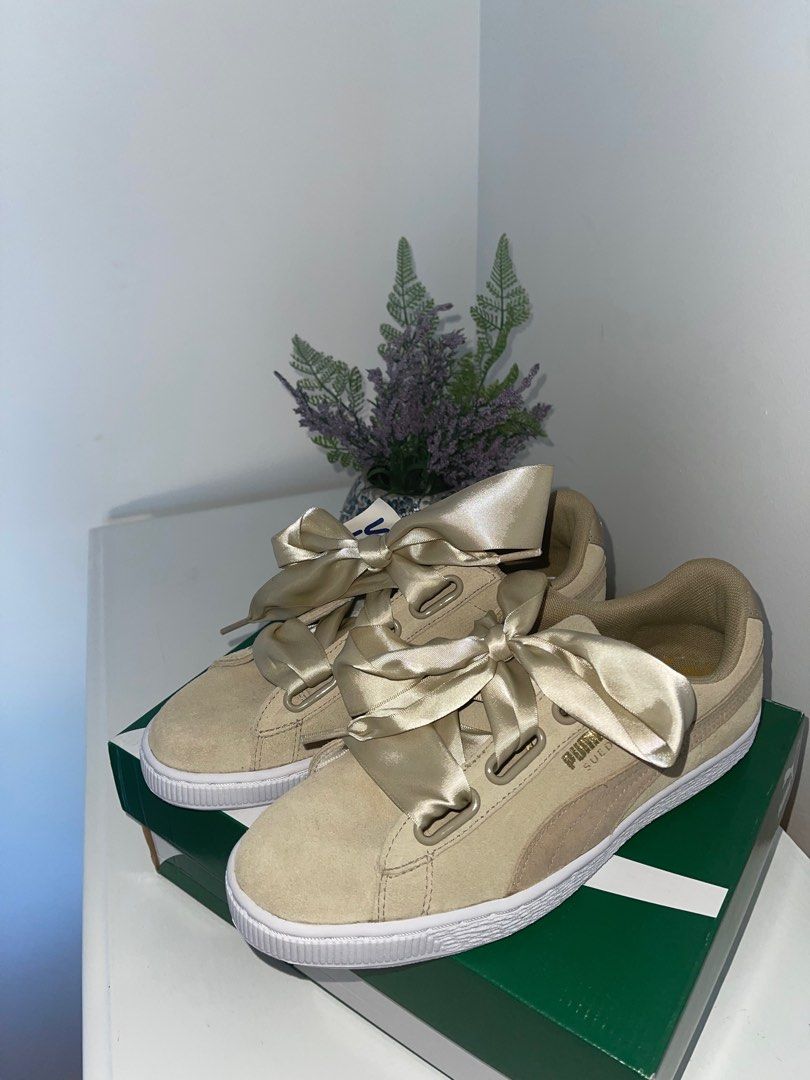 Puma suede ribbon clearance