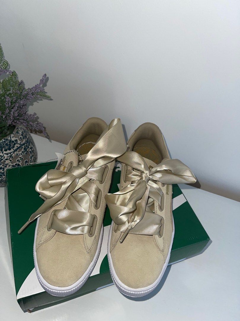 Puma suede ribbon shop