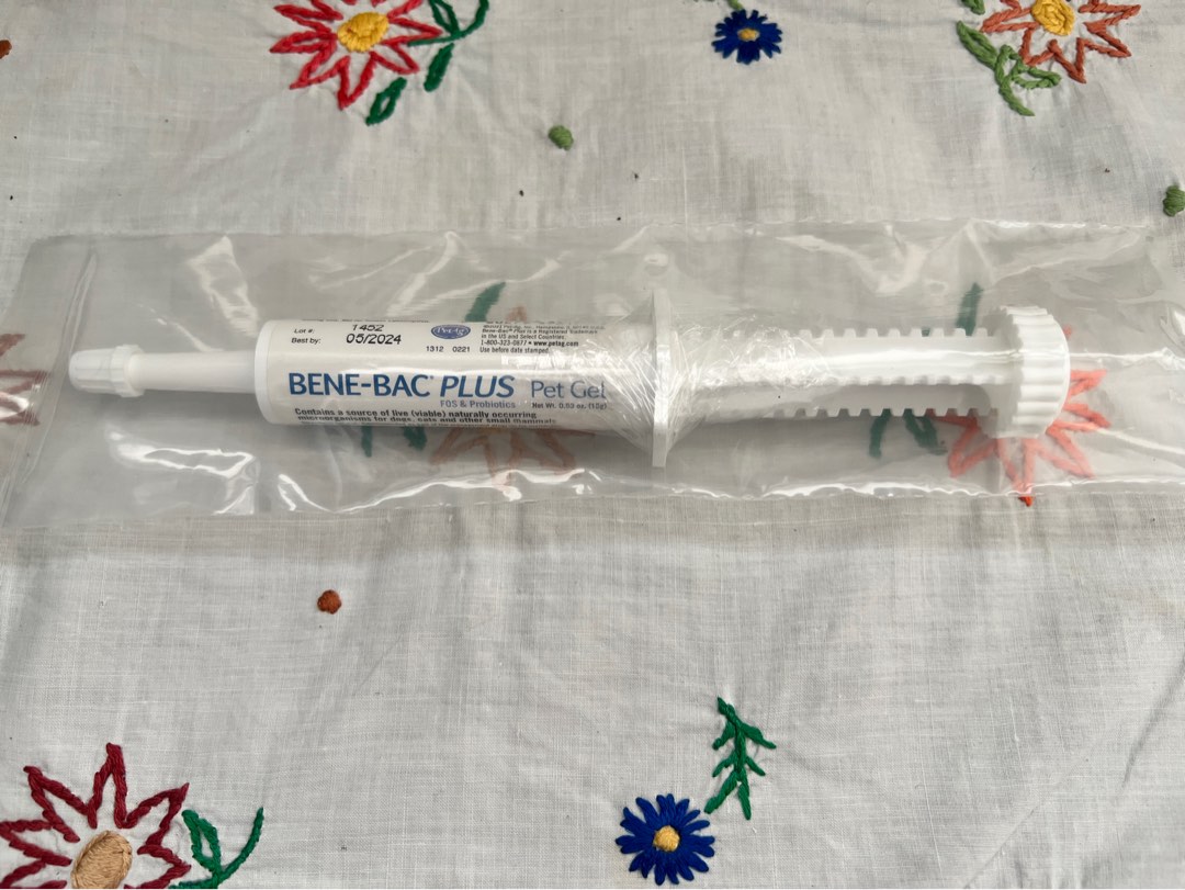 bene-bac-plus-pet-gel-15g-pet-supplies-health-grooming-on-carousell