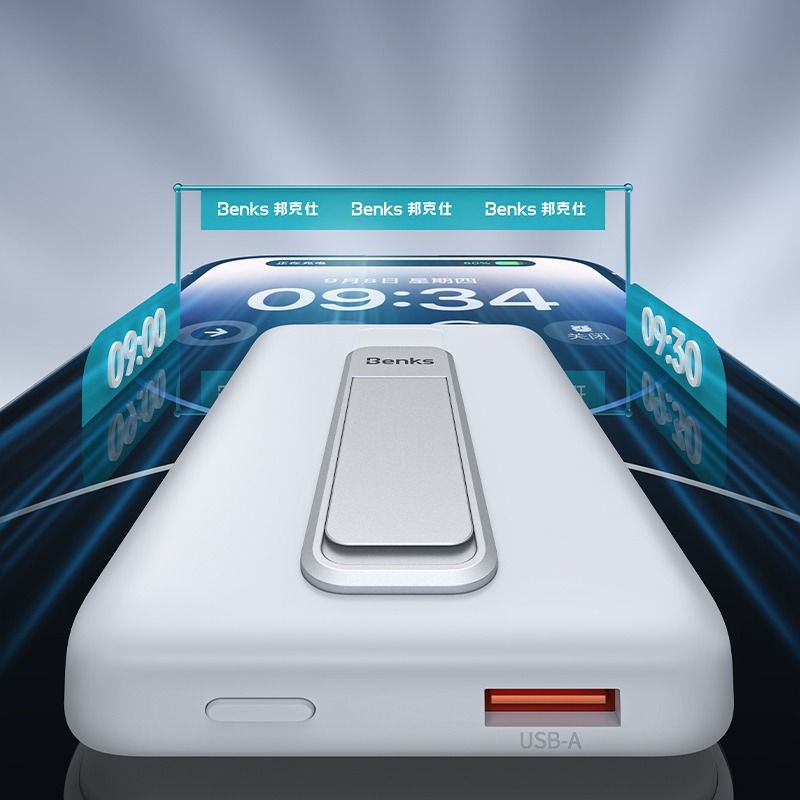 [Benks] 10000mAh Wireless Power Bank with Charging with Built