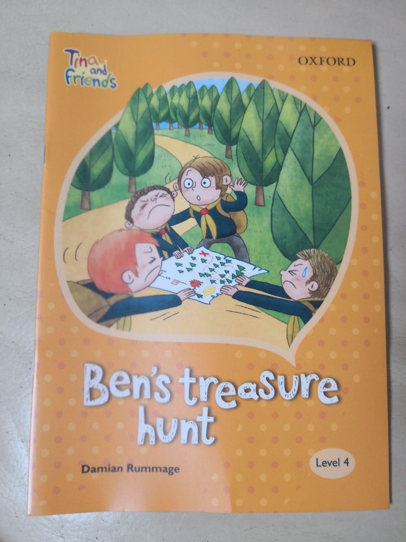 Ben's treasure hunt, 興趣及遊戲, 書本 & 文具, 小朋友書 Carousell