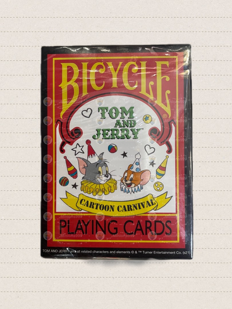 Bicycle Tom and Jerry Playing Cards Tom & Jerry 全新未開封美國