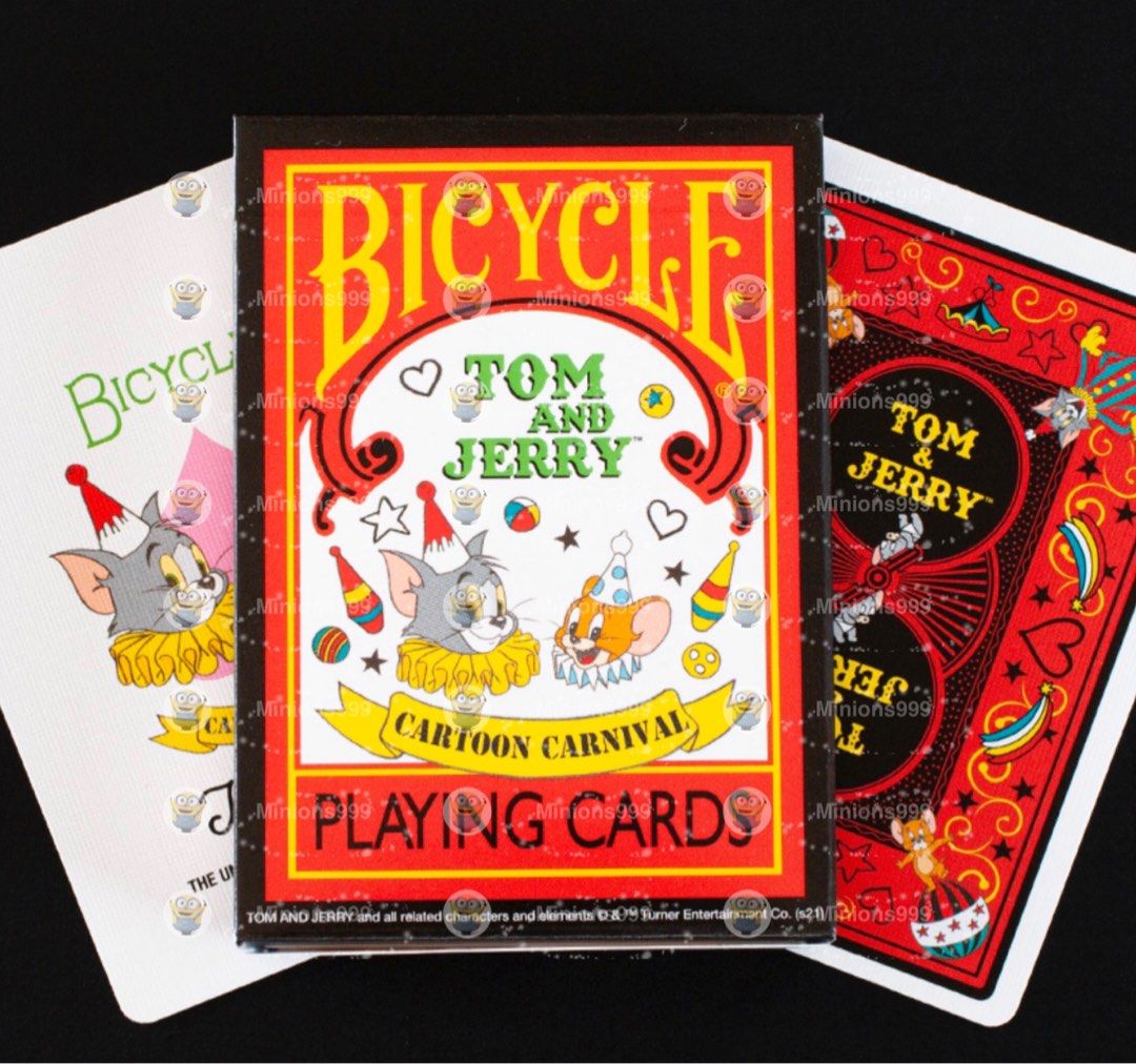 Bicycle Tom and Jerry Playing Cards Tom & Jerry 全新未開封美國直送