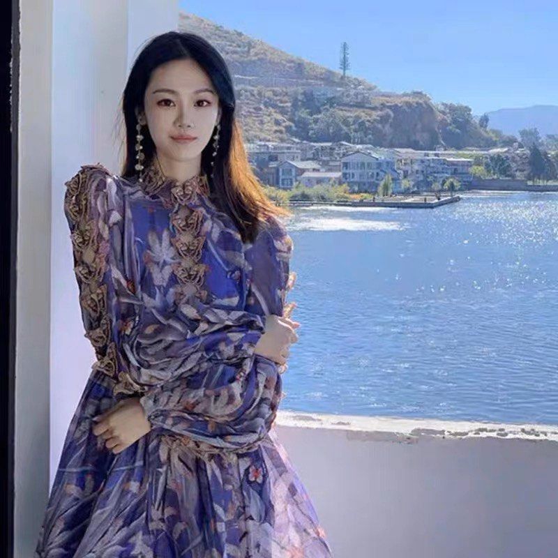 sachin and babi light blue dress Brand new elegant butterfly frock dress, Women's Fashion, Dresses & Sets,  Dresses on Carousell