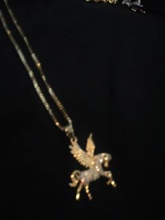 BRAND NEW Iced Out Gold Chain + Pendant