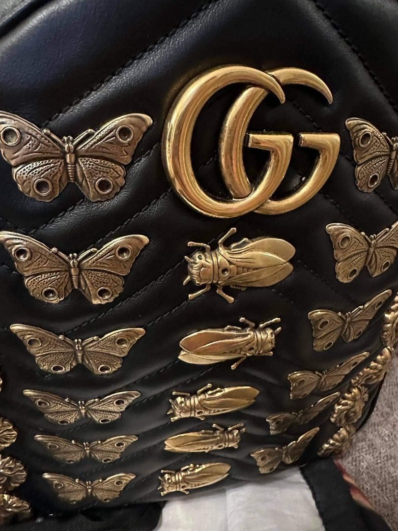 Gucci marmont insect bag top