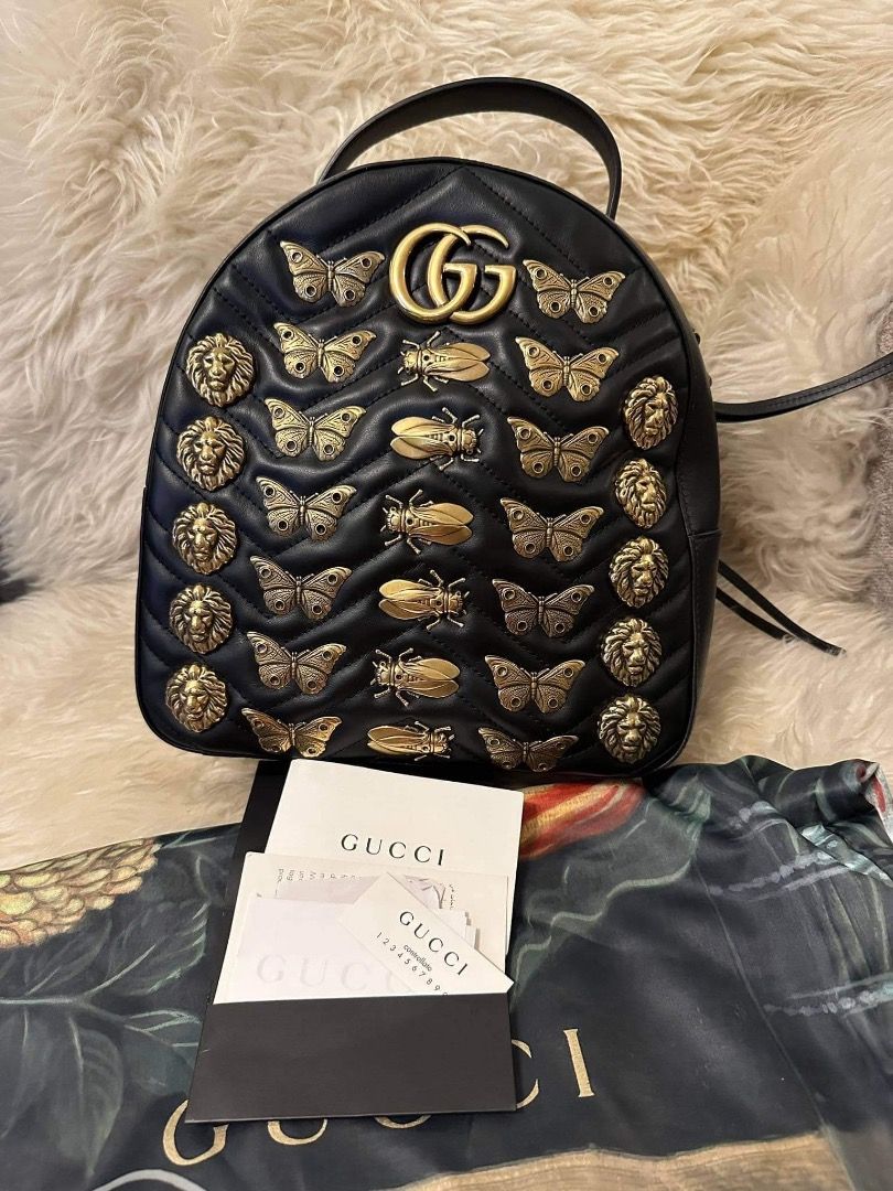 Gucci backpack marmont on sale
