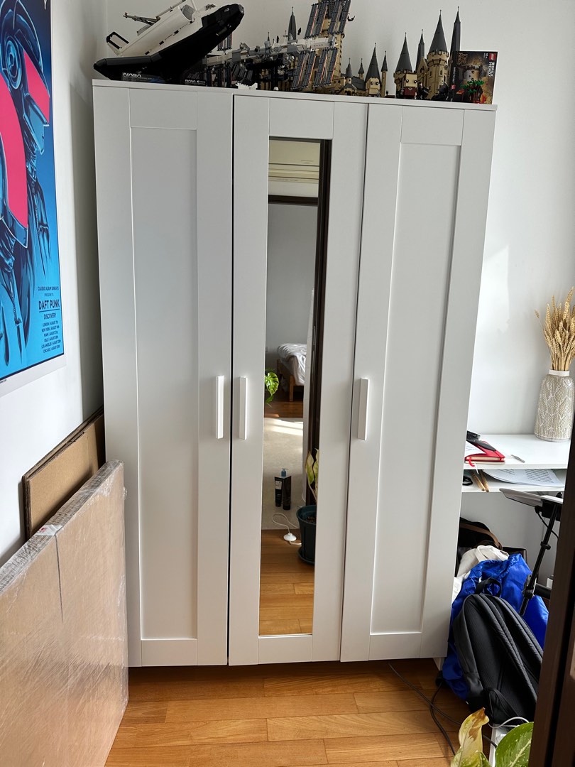 Brimnes IKEA wardrobe, Furniture & Home Living, Furniture, Shelves