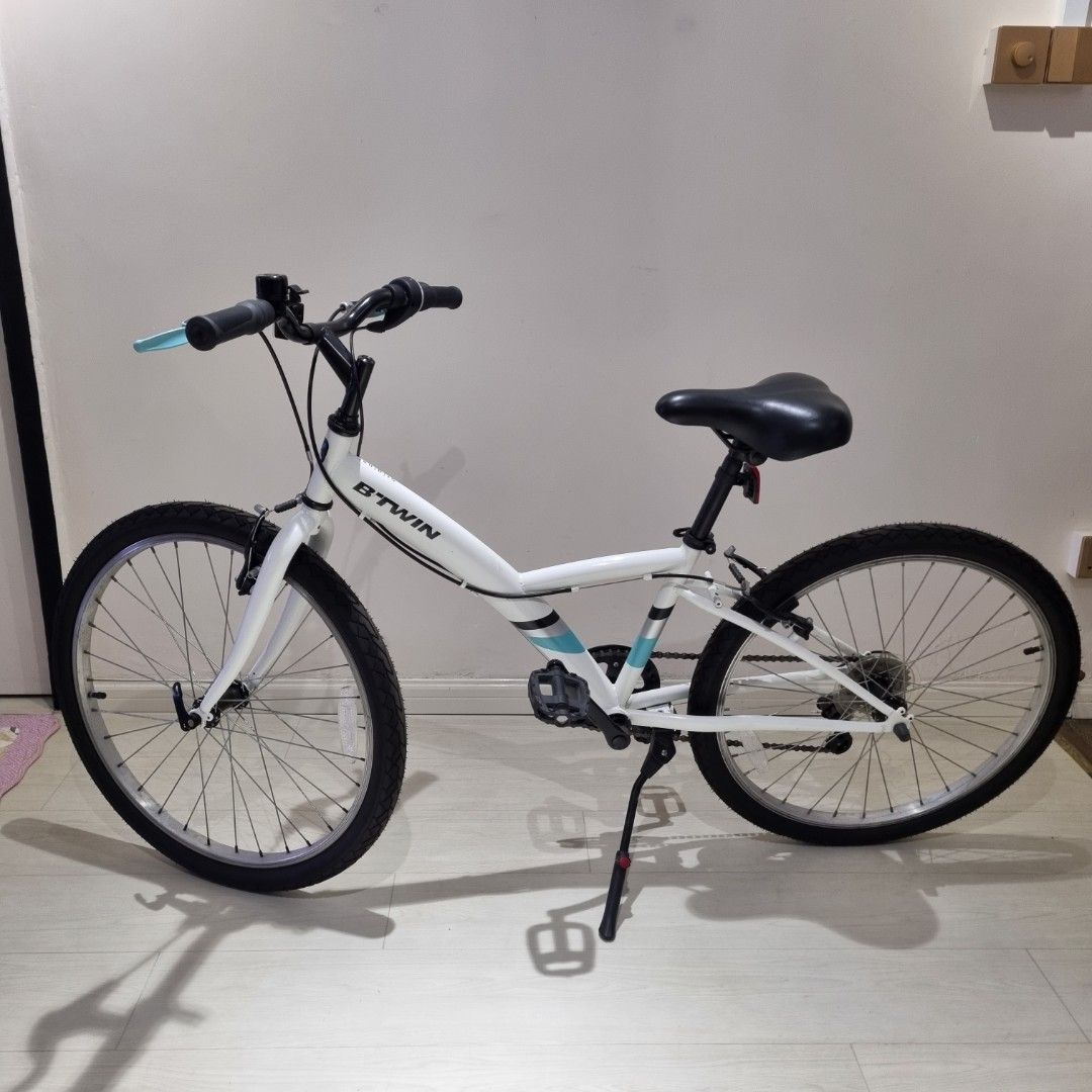 Btwin Original 100 Kids Hybrid Bike Bicycle 24 Inch Children Teen Child