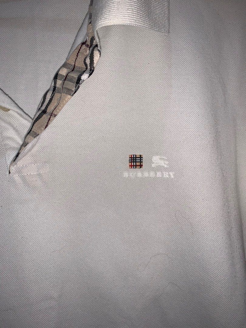 Burberry polo cheap rubber logo