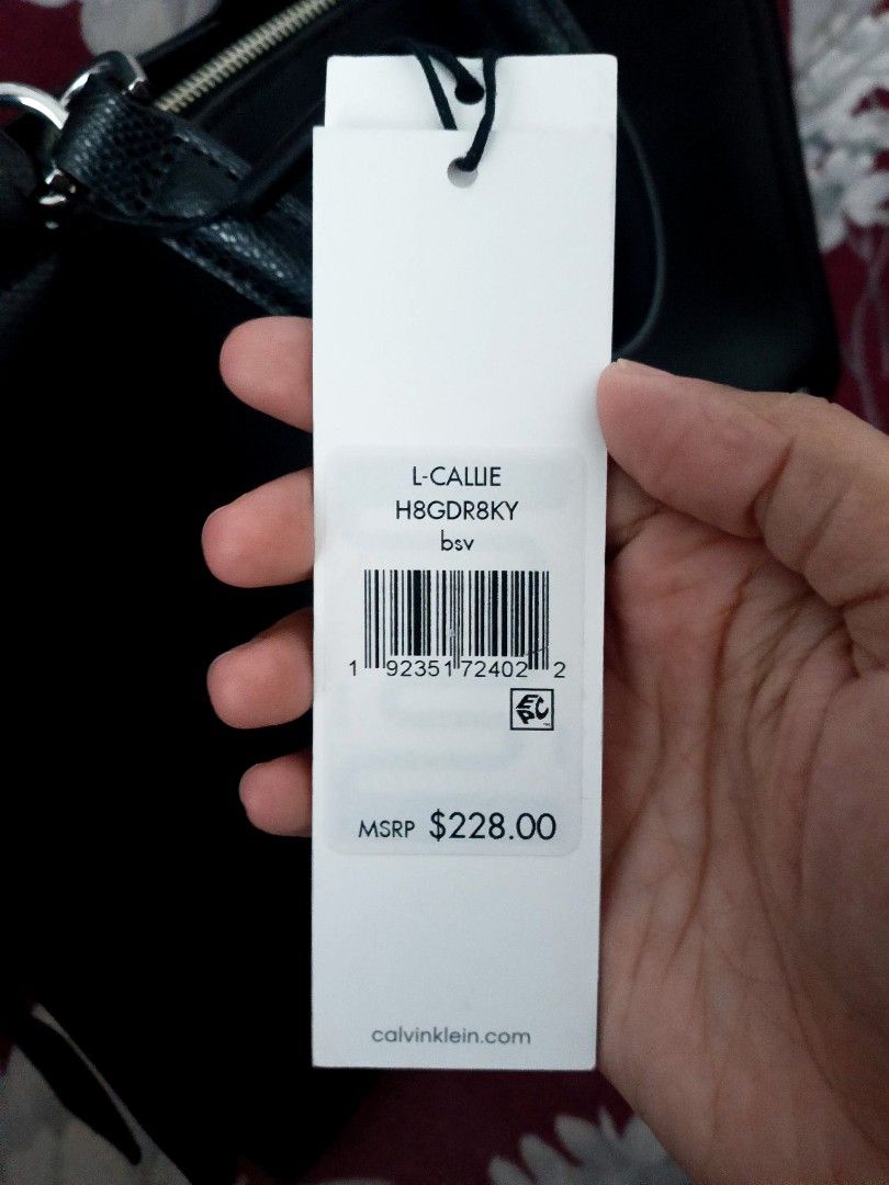 Calvin Klein Callie Pebble Leather Tote Women s Fashion Bags Wallets Tote Bags on Carousell