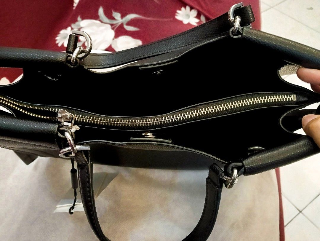Calvin klein callie leather tote new arrivals