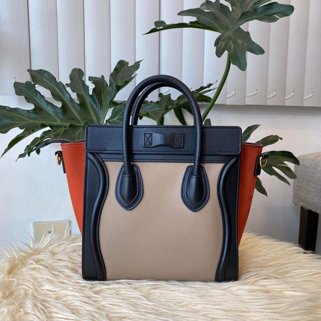 Celine luggage nano tricolor deals