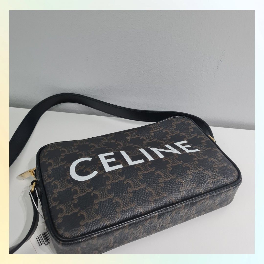 Celine Triomphe Canvas Messenger Bag Unisex on Carousell